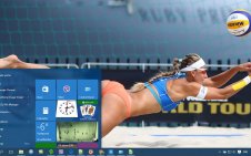 Volleyball win10 theme