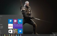 The Witcher 3 Wild Hunt win10 theme