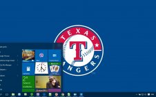 Texas Rangers win10 theme