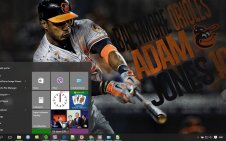 Baltimore Orioles win10 theme