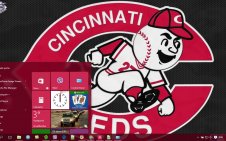 Cincinnati Reds win10 theme