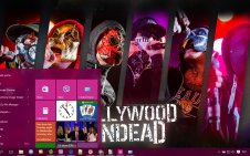 Hollywood Undead win10 theme