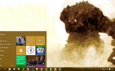Shadow of the Colossus win10 theme