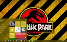 Jurassic Park win10 theme