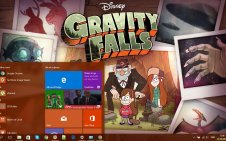 Gravity Falls win10 theme