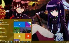 Twin Star Exorcists win10 theme
