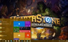 Hearthstone: Heroes of Warcraf win10 theme