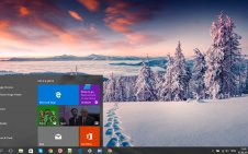 Snowy Landscapes win10 theme