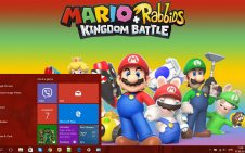 Mario + Rabbids Kingdom Battle win10 theme