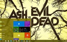 Ash vs Evil Dead win10 theme