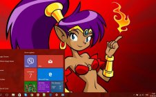 Shantae win10 theme