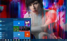 Ghost in the Shell (Movie) win10 theme