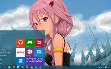 Guilty Crown win10 theme