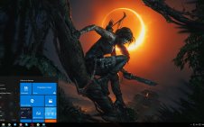 Shadow of the Tomb Raider win10 theme