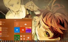The Promised Neverland win10 theme