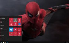 Spider-Man: Far From Home win10 theme