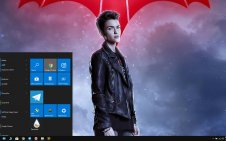 Ruby Rose win10 theme