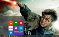 Harry Potter and the Deathly Hallows Part 2 win10 theme