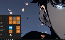 Solo Leveling win10 theme
