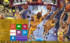 Los Angeles Lakers win10 theme