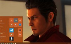 Yakuza 6: The Song of Life win10 theme