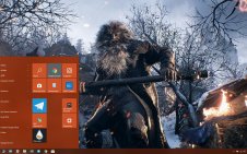Resident Evil Village win10 theme