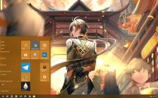 Zhongli (Genshin Impact) win10 theme