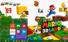 Super Mario 3D Land win10 theme