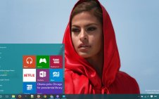 Eve Mendes win10 theme