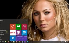 Stacy Keibler win10 theme