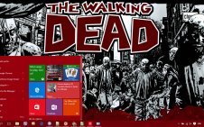 The Walking Dead Comics win10 theme