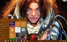 Witchblade win10 theme