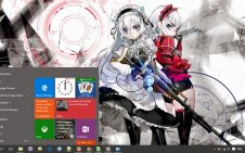 Hitsugi no Chaika win10 theme