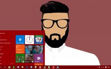 Hipster win10 theme