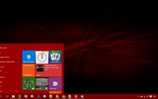 Red win10 theme
