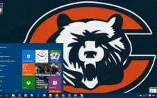 Chicago Bears win10 theme