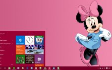 Minnie Mouse win10 theme