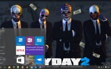 Payday 2 win10 theme