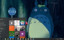 Totoro win10 theme