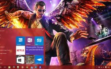 Saints Row: Gat out of Hell win10 theme