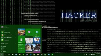 Hacker Windows 10 Theme - themepack.me