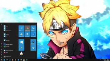 Sarada Uchiha Windows 11/10 Theme 