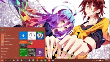 No Game No Life Windows 10 Theme Themepackme