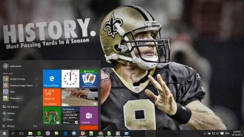 New Orleans Saints Windows 11/10 Theme 