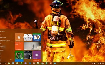 Firefighter Theme Desktop