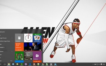 Allen Iverson Theme Desktop