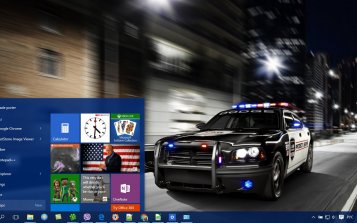 Police Theme Desktop