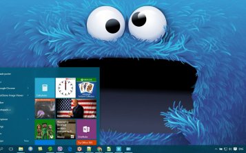 Cookie Monster Theme Desktop