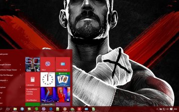 CM Punk Theme Desktop