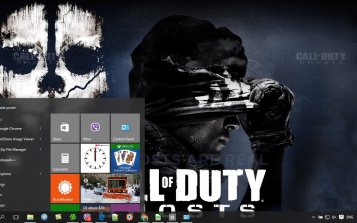 COD Ghost Theme Desktop